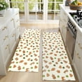 thumbnail image 4 of Kitchen Rugs Sets Of 2,Beige Christmas Gingerbread Pattern Anti Fatigue Kitchen Mat Rugs Non Slip Washable,Decorative Kitchen Floor Mats for Kitchen,Sink,Laundry,17"X47", 4 of 5