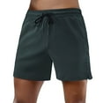 thumbnail image 1 of Pantalones cortos de running de color liso para hombre - Pantalones cortos deportivos transpirables de 3 pulgadas, 1 of 4