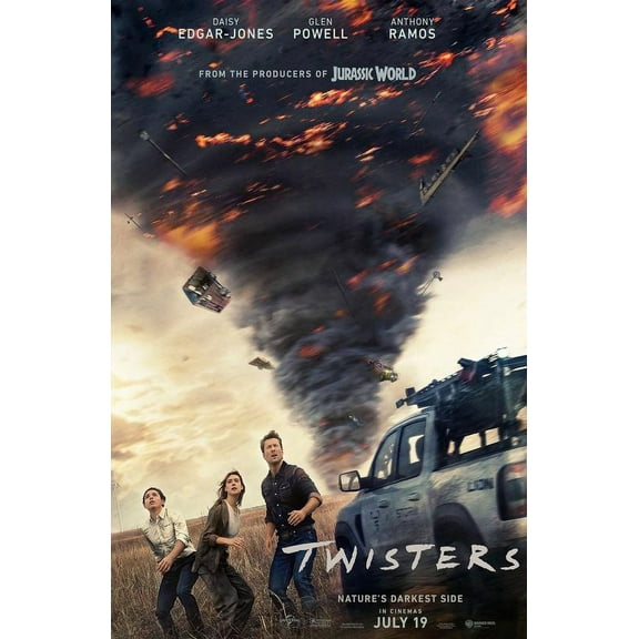 Twisters 2024 Movie Posters for Boys & Girls Decor Wall Art Poster 12x18Inch,30x46cm, Unframed