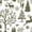 Enchanted Woods - Olive, variant on Great Bay Home Lodge Flannel Sheet Set - 100% Turkish Cotton - Double Brushed (King, Wild Acres - Sage)