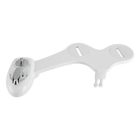 Tebru Bidet Toilet, Spray Bidet, Dual Nozzle Cold Water Spray Non-Electric Adjustable Mechanical Bidet Toilet Seat Attachment