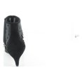 thumbnail image 5 of Sam Edelman Kami Black Mesh Formal Pointed Toe Kitten Heel Fashion Pearl Boot (6.5), 5 of 8