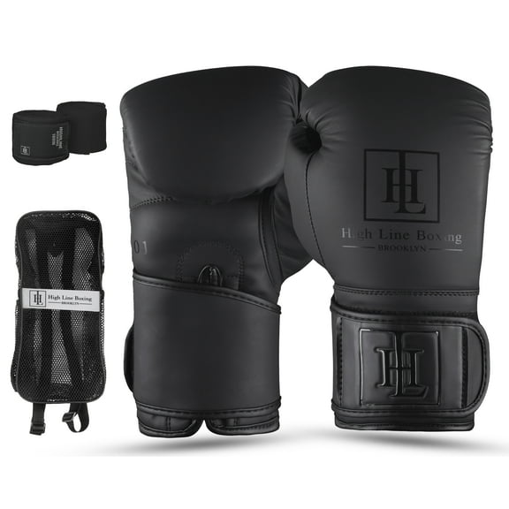 High Line Boxing Gloves for Men and Women| Premium Punching Gloves/ Boxing Training Gloves made with Faux Leather| Workout Gloves for Men & Women (10 oz, 12 oz, 14 oz & 16 oz)