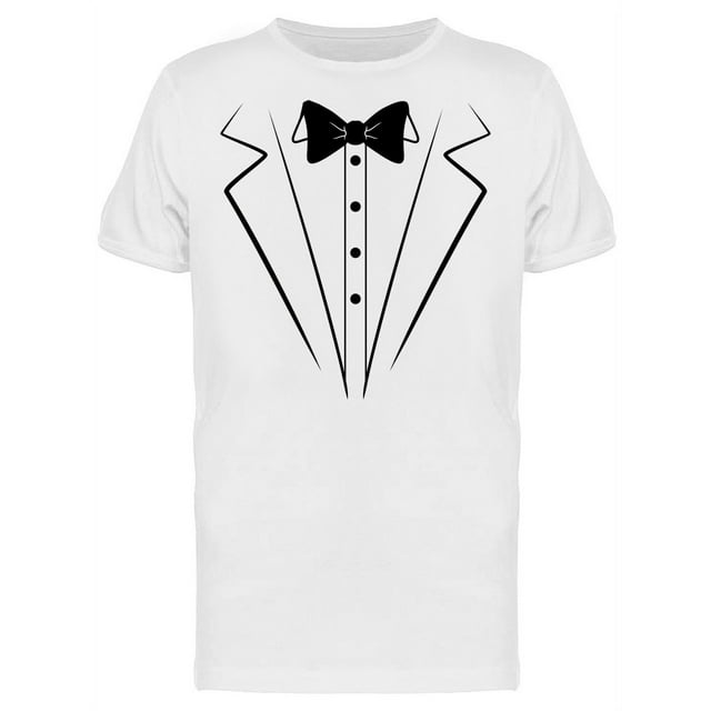 Costume Smoking Imprimé et T-shirt pour Homme avec Nœud Papillon