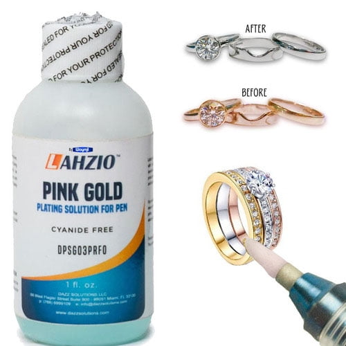 Eco-friendly Pink ROSE Color Gold Pen Plating Solution for Pen 1 FLOZ
