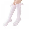 thumbnail image 5 of Girls Knee High Socks Kids Tights Princess Bowknet Warm Spring and Autumn Kids Toddlers Girls Cotton Stockings Tights 3-12Y, 5 of 6
