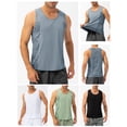 thumbnail image 3 of Amdohai Men Sports Vest Sleeveless Quick Dry Running Fitness Tank Tops, 3 of 8