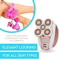 thumbnail image 4 of Electric Leg Shaver for Women - Electric Razor Rechargeable Painless Lady Razor for Leg Face Lips Body Underarms Armpit - Female Cordless Bikini Trimmer, 4 of 7