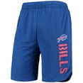 thumbnail image 2 of Men's MSX by Michael Strahan Royal Buffalo Bills Training Shorts, 2 of 3