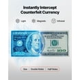 thumbnail image 3 of VEVOR Money Counter Machine, 1200 Notes/Minute, Cash Counter with Value Count, UV/MG/IR/DD/DBL/HLF/CHN Counterfeit Detection, TFT Display, Money Counting Machine Mixed Denomination for Dollar and Euro, 3 of 9