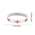 thumbnail image 3 of Pulsera De Silicona Pulsera de silicona multicolor con banderas del Mundial 2026 para aficionados de Estados Unidos,Canadá y México (multicolor,1 pieza). Rkxzt, 3 of 8