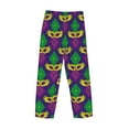 thumbnail image 5 of Balery Mardi Gras Carnival3 print Men's Pajama Pants,Ultra Lightweight Pjs,Lounge Pant-Large, 5 of 9