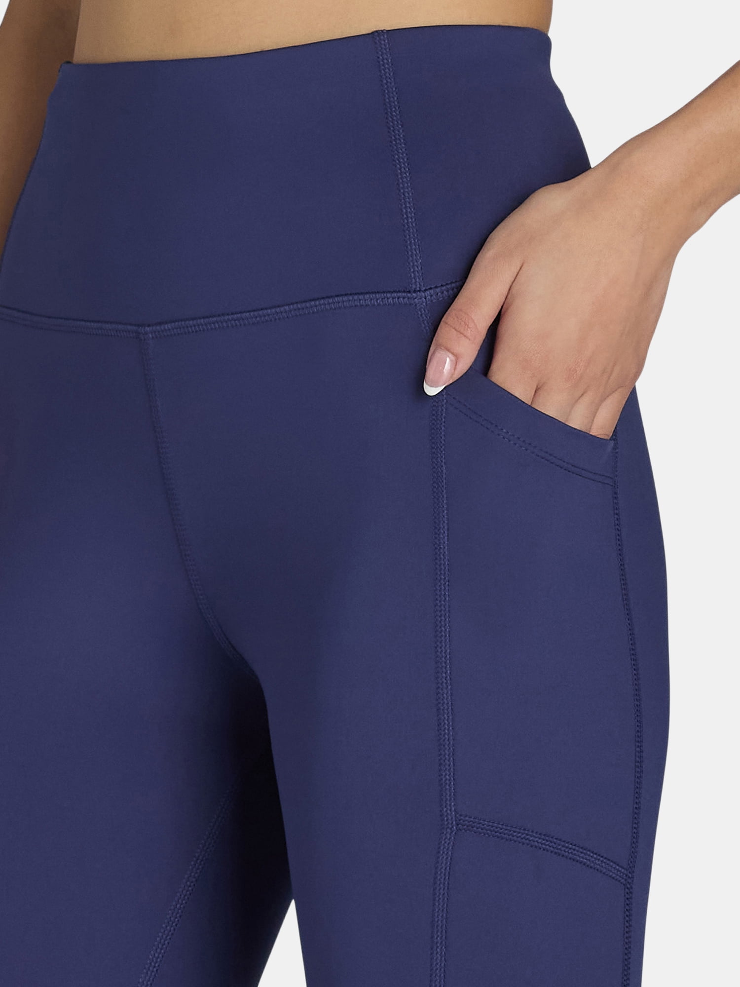 Avia Women's Capri Leggings with Side Pockets, Sizes XS-XXL