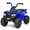 Blue, variant on Costway Kids Ride On ATV Quad 4 Wheeler Electric Toy Car 6V Battery Power Led Lights, White