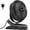 Dark Black, variant on USB Clip on Fan, Portable Small Fan with Cord Powered, 3 Speeds Strong Airflow, with Sturdy Clamp, Quiet Personal Desk Fan