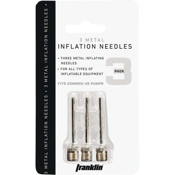 Franklin Sports Balancer or Stability Ball Inflating Needle 3 Needles/Pack