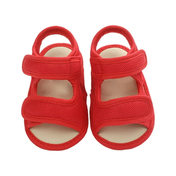 Ketyyh-chn99 Girls Shoes Toddler Girl Shoes Girls Sandals Low Heel Dress Open Toe Sandals Flower Wedding Party for Little Kid/Big Kid Red,5.5