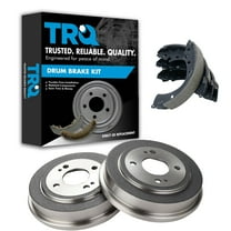 TRQ Rear Brake Shoes & 2 Drums Left LH & Right RH Kit Fits Select Honda Accord Civic Fit