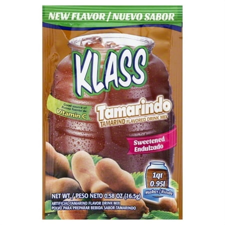 Klass Aguas Frescas , Powder Instant Drink Mix, Tamarindo Flavored, Net QTY 1quart
