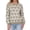 ZA Khaki, variant on Womens Valentines Sweater Sweet Two Tone Heart Jacquard Crewneck Knit Sweater Long Sleeve Pullover Cute Feminine Top Pink M
