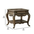 thumbnail image 2 of ACME Ragenardus 1 Drawer Wooden End Table with Bottom Shelf in Vintage Oak, 2 of 5