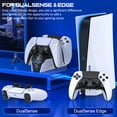 thumbnail image 3 of Beboncool PS5 Controller Charger, Dual Charging Dock for PS5 DualSense Controllers, Mecha-Style Design, LED Indicator, Compact Desktop Accessory, 3 of 10