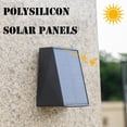 thumbnail image 4 of Lámpara De Pared Solar Luz solar de escalera LED Lámpara solar de patio para pasillo Balcón Veranda (E), 4 of 8