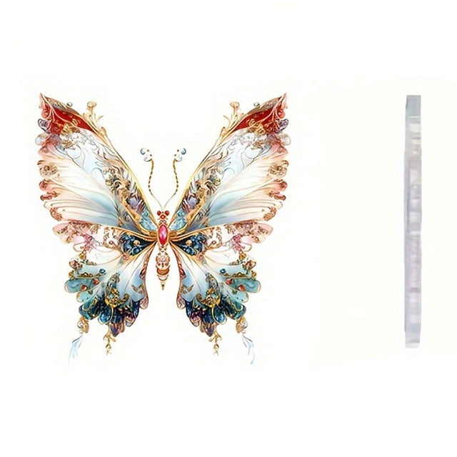 Pendentif Papillons Colorés Pendentif Animaux de Rêve Décoration Suspendue Plate 2D Décoration Maison