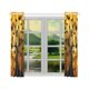 thumbnail image 3 of ABPHQTO Happy Halloween Moon Night Black Tree Owl Cortina de ventana Cortina de cocina 65x90 cm (Dos piezas), 3 of 3