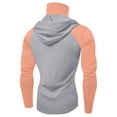 thumbnail image 4 of Men's UPF 50+ Hooded Sun Shirt, Lightweight Long Sleeve Fishing Shirt with Hood, Quick-Dry Rash Guard Sun Protective Shirt for Hiking, Beach, and Outdoor Activities Grey XL, 4 of 4
