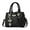 Black, variant on Casual Leather Messenger Bag for Women – Medium/Large Capacity Crossbody Shoulder Tote with Stylish Pendant, Satchel & Sling Handbag