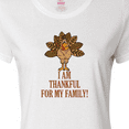 thumbnail image 4 of Inktastic I AM THANKFUL for MY FAMILY TURKEY THANKSGIVING Women's T-Shirt, 4 of 5