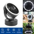 thumbnail image 4 of 7200mAh 340° Free Rotation Outdoor Fan Lamp, Portable Fan Light, For Home Hiking ANGGREK Otros, 4 of 8