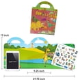 thumbnail image 4 of Langgg Sticker Book Toy Set Children Learning Training Playthings Cartoon Style Reusable Stickers Toys Kit Educational Plaything Prop Type 5, 4 of 8