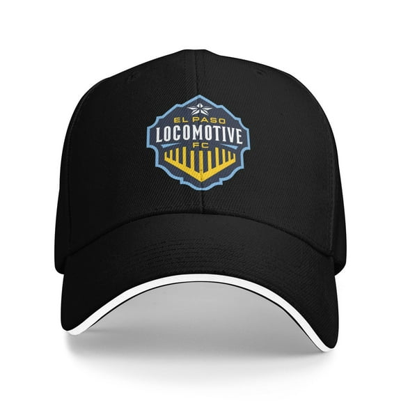 El Paso Locomotive Fc Hat Adjustable Sandwich Bill Trucker Cap For Daily & Outdoor Use