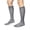 Gray, variant on Mens Silk Work Socks 2 Pack, Breathable Ultra Thin Nylon Dress Socks Over the Calf for Causal Business, Black
