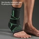 thumbnail image 4 of Soidarity Mujeres Hombres Montañismo Baloncesto Pelota de tenis Tobilleras Brace Tobilleras Nylon Tight Fit Correa Equipo al aire libre Suministros Protección de la piel Naranja S/M Soidarity CE013998-07, 4 of 6