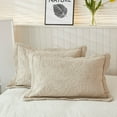 thumbnail image 6 of MarCielo  3 Piece Cotton Oversized Bedspread Quilt Set Tmonica Natural Beige - Oversized King, 6 of 6