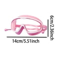 thumbnail image 3 of Large Frame Waterproof And Anti-Fog Swimming Goggles with Earplug, Adjustable HD Favorabler Goggles for Students Adult, 3 of 9