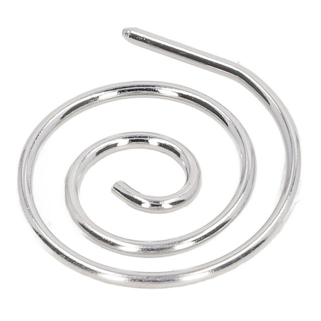 Cable Needle Shawl Pin, Rust Proof Spiral Cable Needle for Home Silver White,Gold