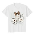 thumbnail image 7 of enyan Cute Spooky Season Fall Graphic Funny Tees Ghost Print T-Shirt Tops Funny Halloween Women Shirts White,XL, 7 of 7