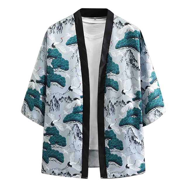Rebeca Con Estampado de Verano Para Hombre, Camisa Japonesa, Impresión Sin Posicionamiento Odeerbi ODB-6