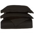 thumbnail image 1 of Egyptian Cotton 650 Thread Count Solid Duvet Cover Set  Twin-Black, 1 of 2