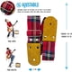 thumbnail image 2 of Correa para guitarra, Strap guitarra acústica, bajo eléctrico, guitarra eléctrica Kidam Escoces rojo, 2 of 3