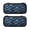 Black, variant on Blue Dark Fabric Mix, Carrying Case For Nintendo Switch & OLED Version, Eva Lightweight Shockproof Protective Pouch Case for Game Console & Accessories with 10 Game Card Slot & Wristband, Black