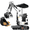 bucket, variant on MachPro 1.2 Ton New Pilot Control B&S Gasoline Mini Excavator, With Toothless Bucket, Work for Tight Space Construction, Landscaping, Farming