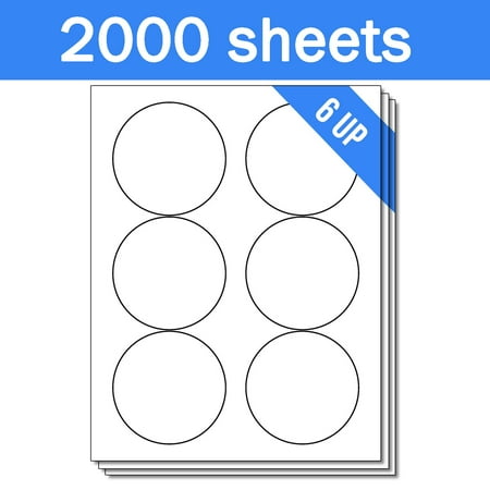 officesmartlabels 3 1 3 inch round labels for laser inkjet 6