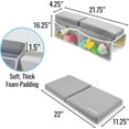 thumbnail image 5 of HealthSmart Baby Bath Kneeler and Elbow Rest Pad Set – Ultra-Thick, Toy Organizer Pockets, Non-Slip, Water-Resistant, Machine-Washable, 5 of 6