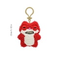 thumbnail image 2 of KEVCHE 12cm Colección Fuggler Peluche Llavero, Peluche s Fuggler Funny Monstruo de los Dientes Feos Blanco, para Todas las Edades, 2 of 7