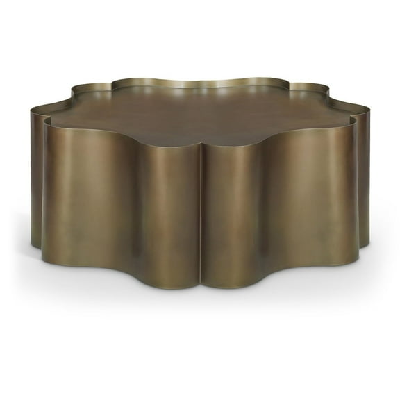 Meridian Furniture Eloise Brass Iron Coffee Table